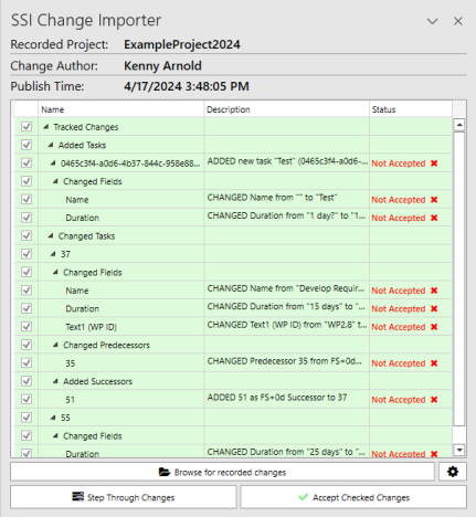 Change Tracking Tools